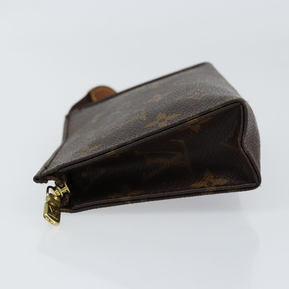 LOUIS VUITTON Monogram Poche Toilette 15 Pouch M47546 LV Auth 153566