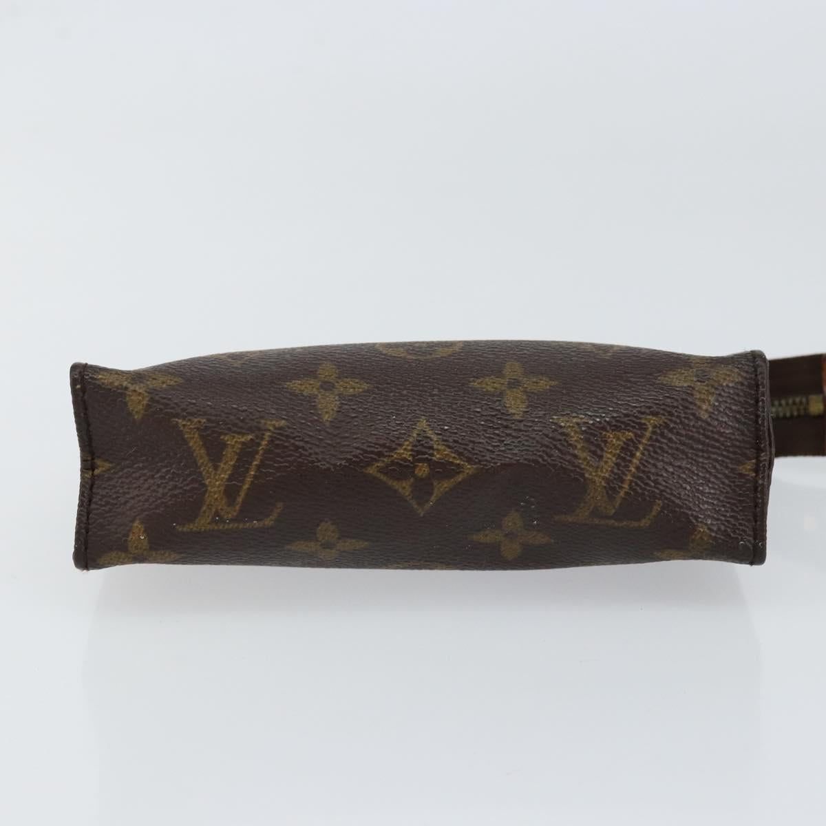 LOUIS VUITTON Monogram Poche Toilette 15 Pouch M47546 LV Auth 153566