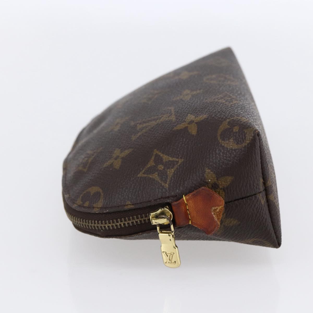 LOUIS VUITTON Monogram Pochette Cosmetic PM Cosmetic Pouch M47515 LV Auth 153567