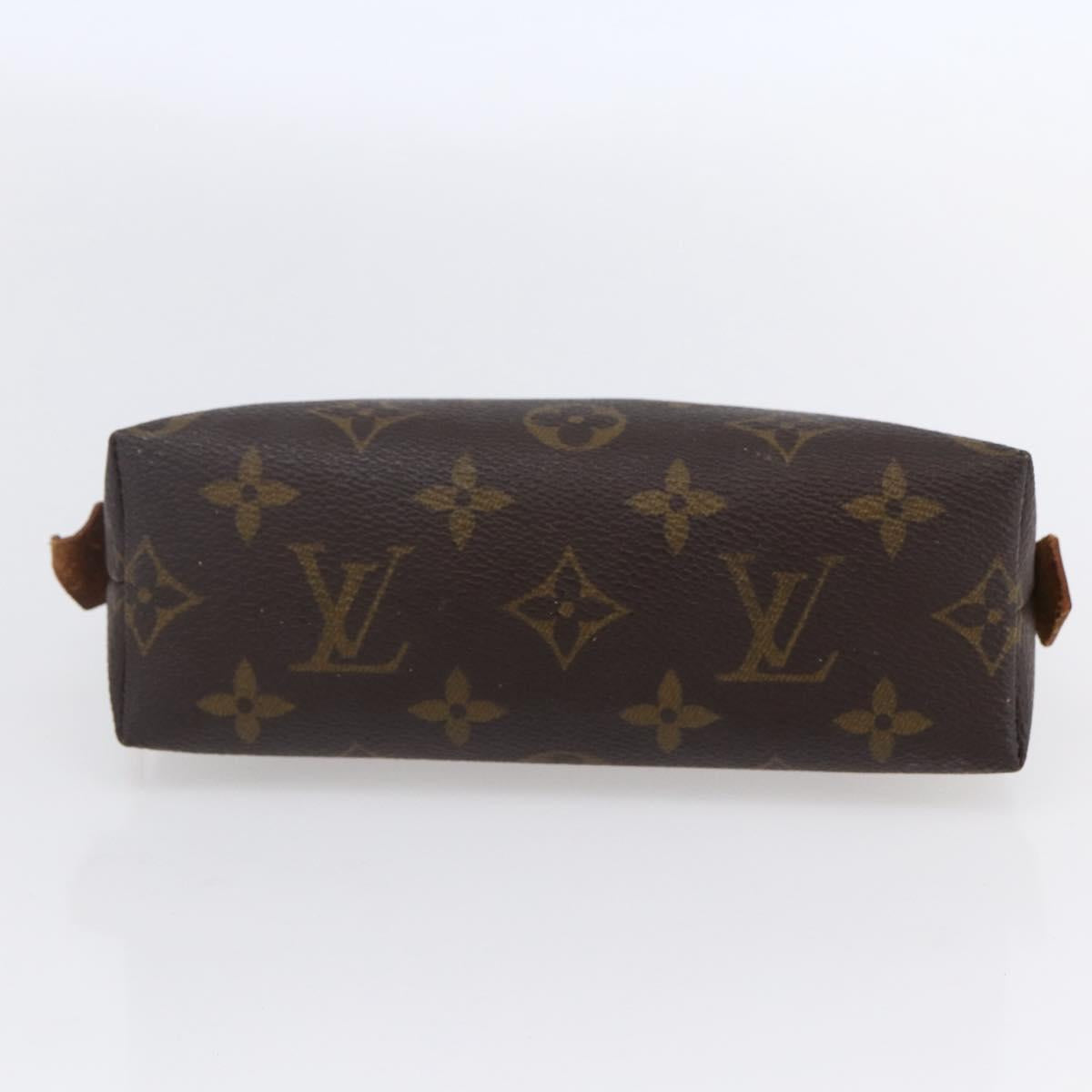 LOUIS VUITTON Monogram Pochette Cosmetic PM Cosmetic Pouch M47515 LV Auth 153567