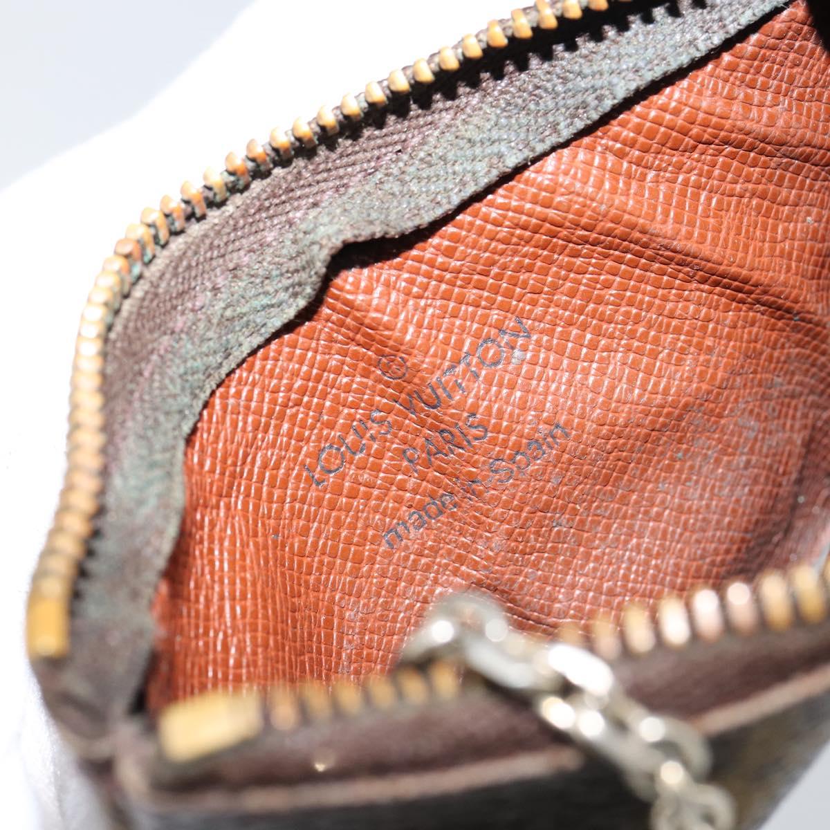 LOUIS VUITTON Monogram Pochette Cles Coin Purse M60033 LV Auth 153568