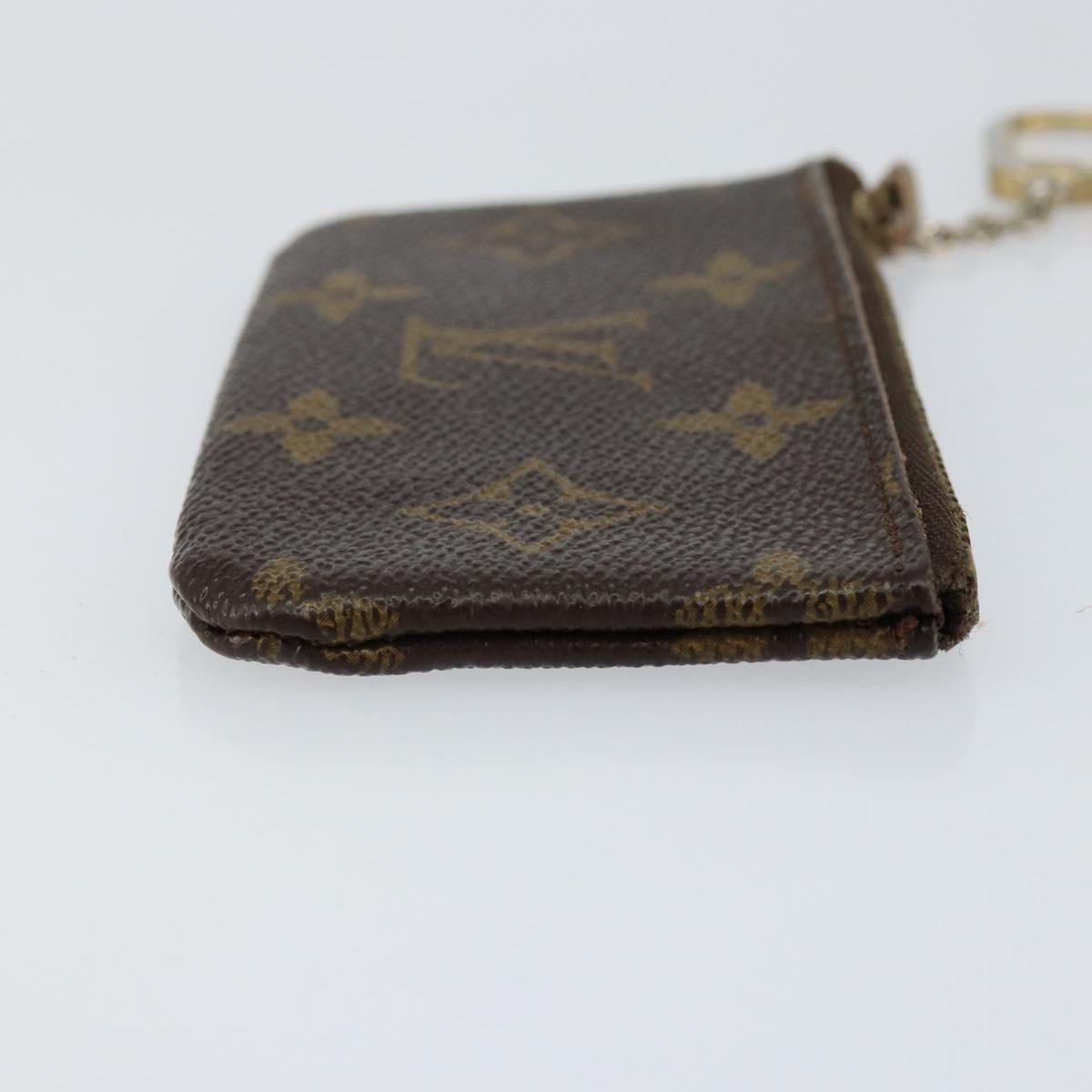 LOUIS VUITTON Monogram Pochette Cles Coin Purse M60033 LV Auth 153568