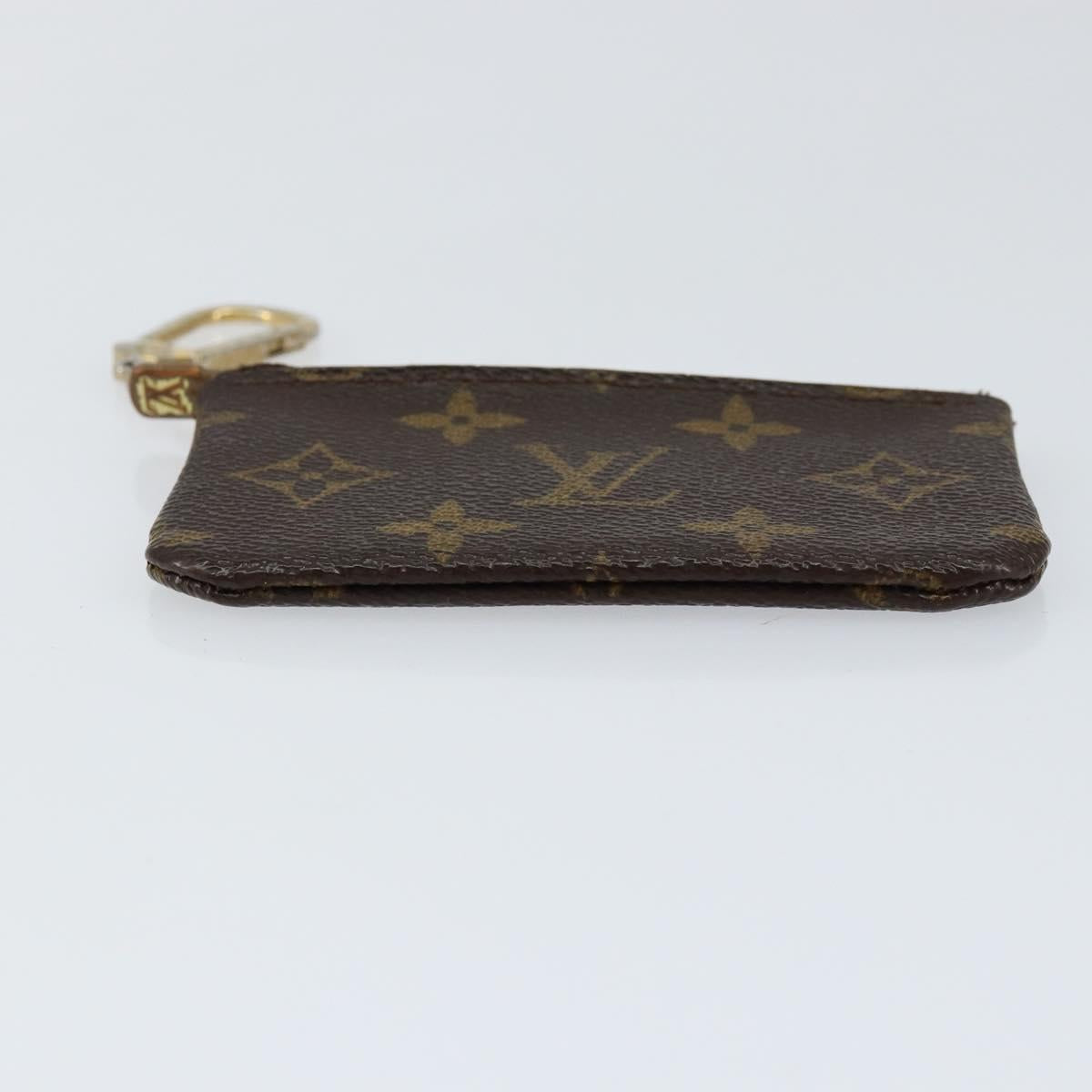 LOUIS VUITTON Monogram Pochette Cles Coin Purse M60033 LV Auth 153568