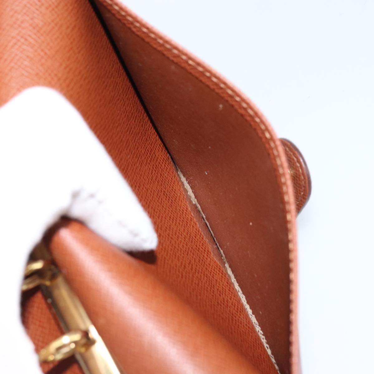 LOUIS VUITTON Monogram Agenda PM Day Planner Cover R20005 LV Auth 153570