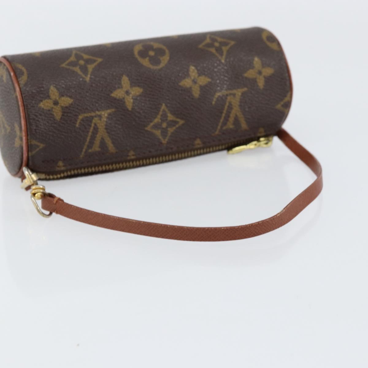 LOUIS VUITTON Monogram Papillon Pouch LV Auth 153573