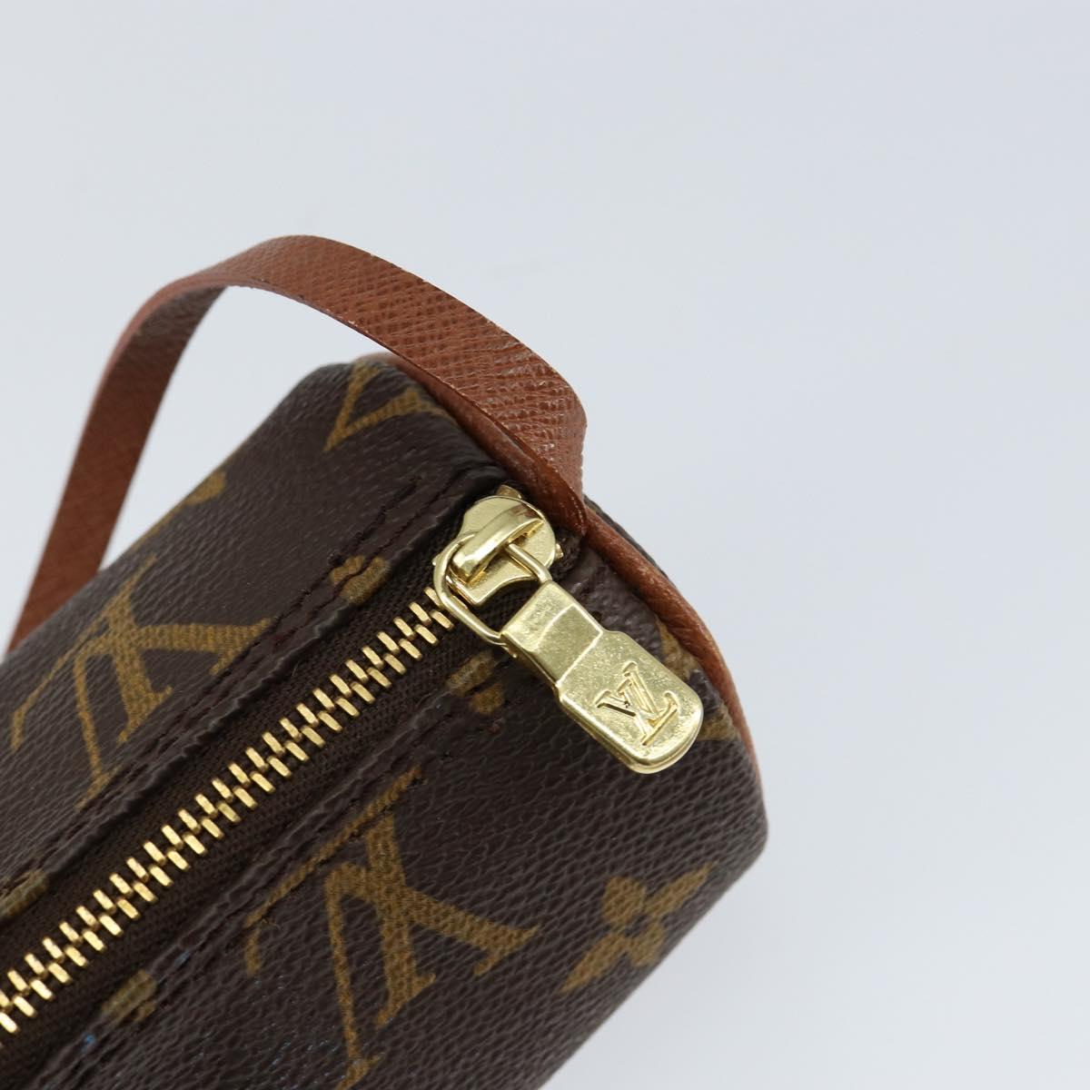 LOUIS VUITTON Monogram Papillon Pouch LV Auth 153574