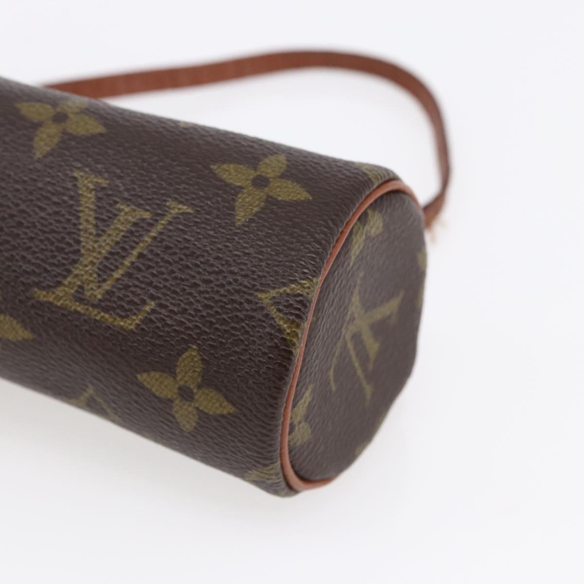 LOUIS VUITTON Monogram Papillon Pouch LV Auth 153575