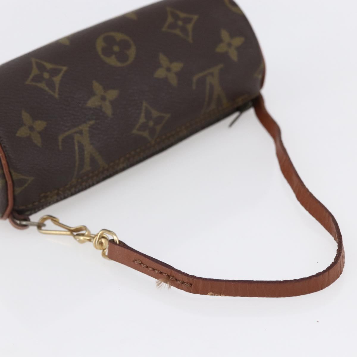 LOUIS VUITTON Monogram Papillon Pouch LV Auth 153575