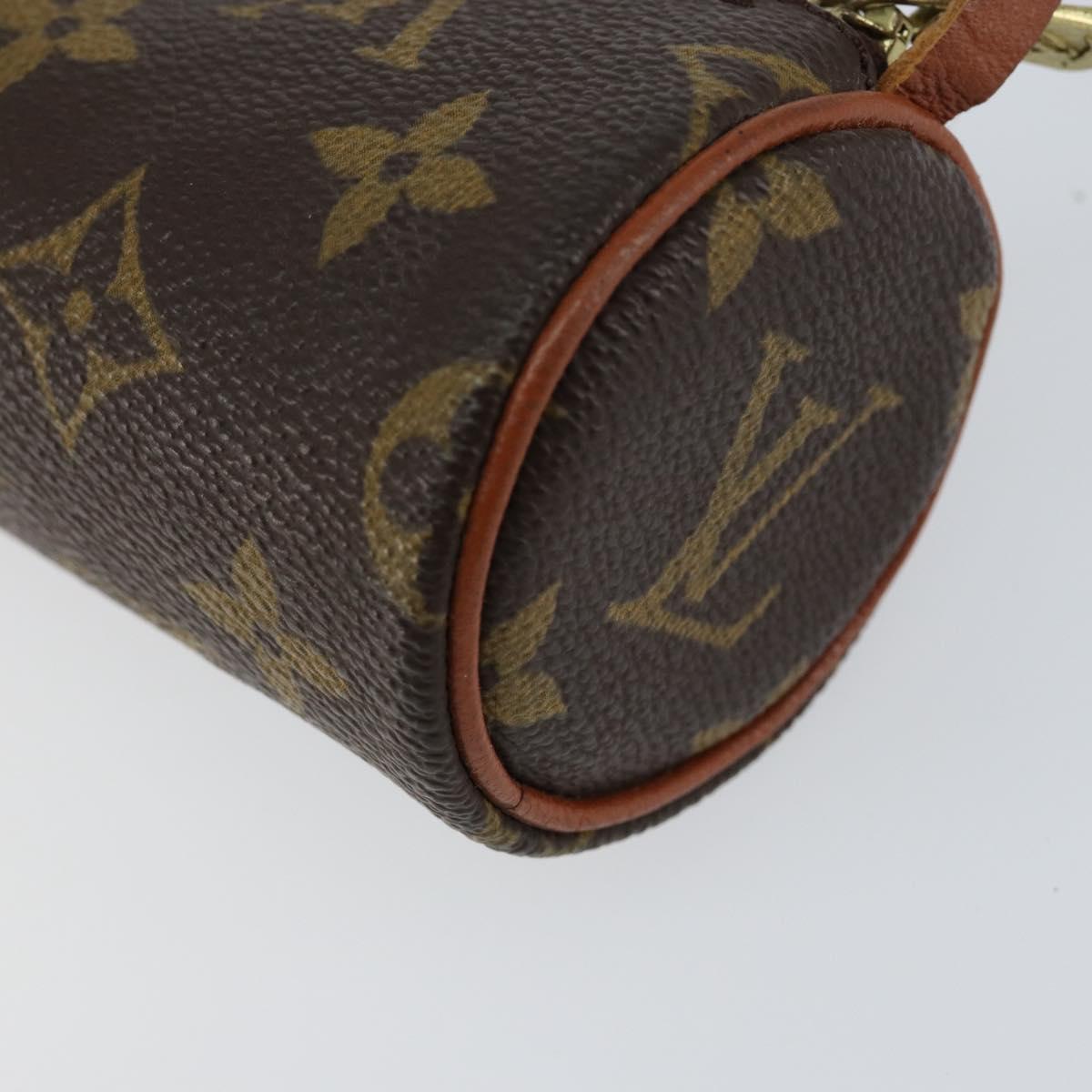 LOUIS VUITTON Monogram Papillon Pouch LV Auth 153578