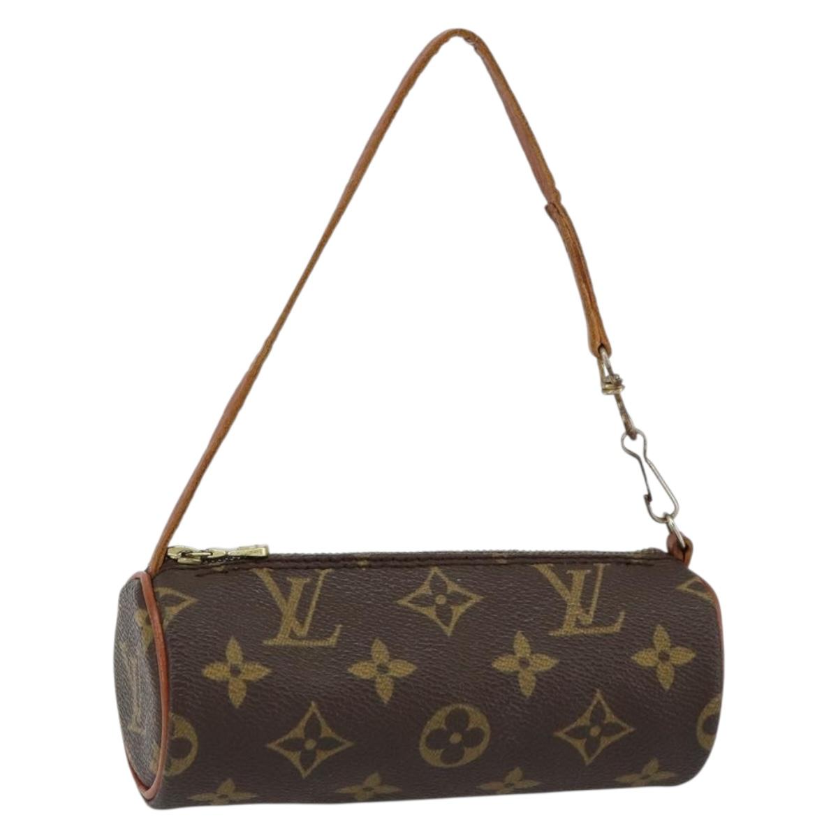 LOUIS VUITTON Monogram Papillon Pouch LV Auth 153578