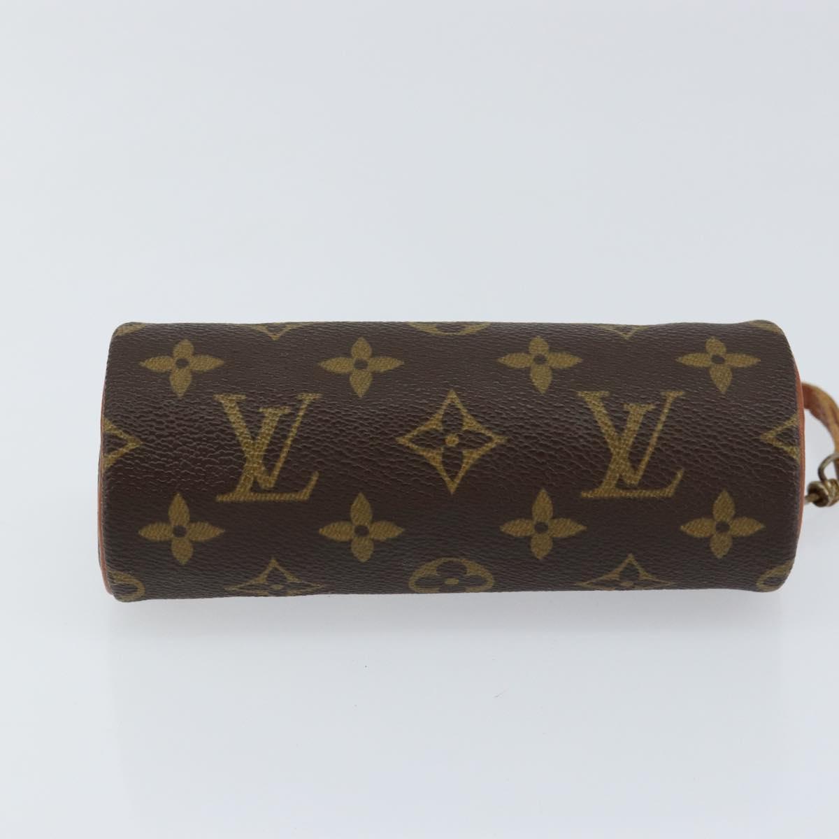 LOUIS VUITTON Monogram Papillon Pouch LV Auth 153578