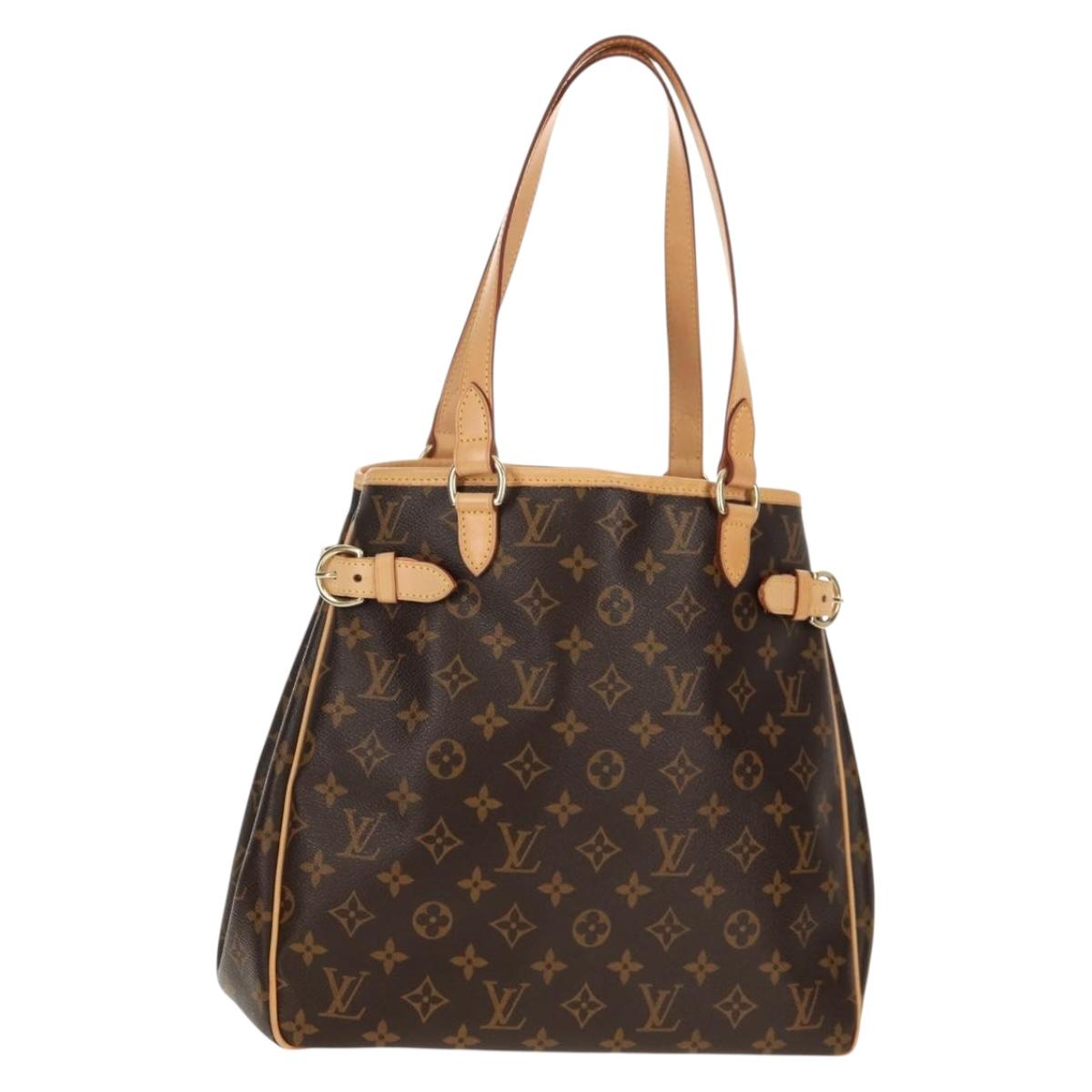 LOUIS VUITTON Monogram Batignolles Vertical Tote Bag M51153 LV Auth 153625SAV