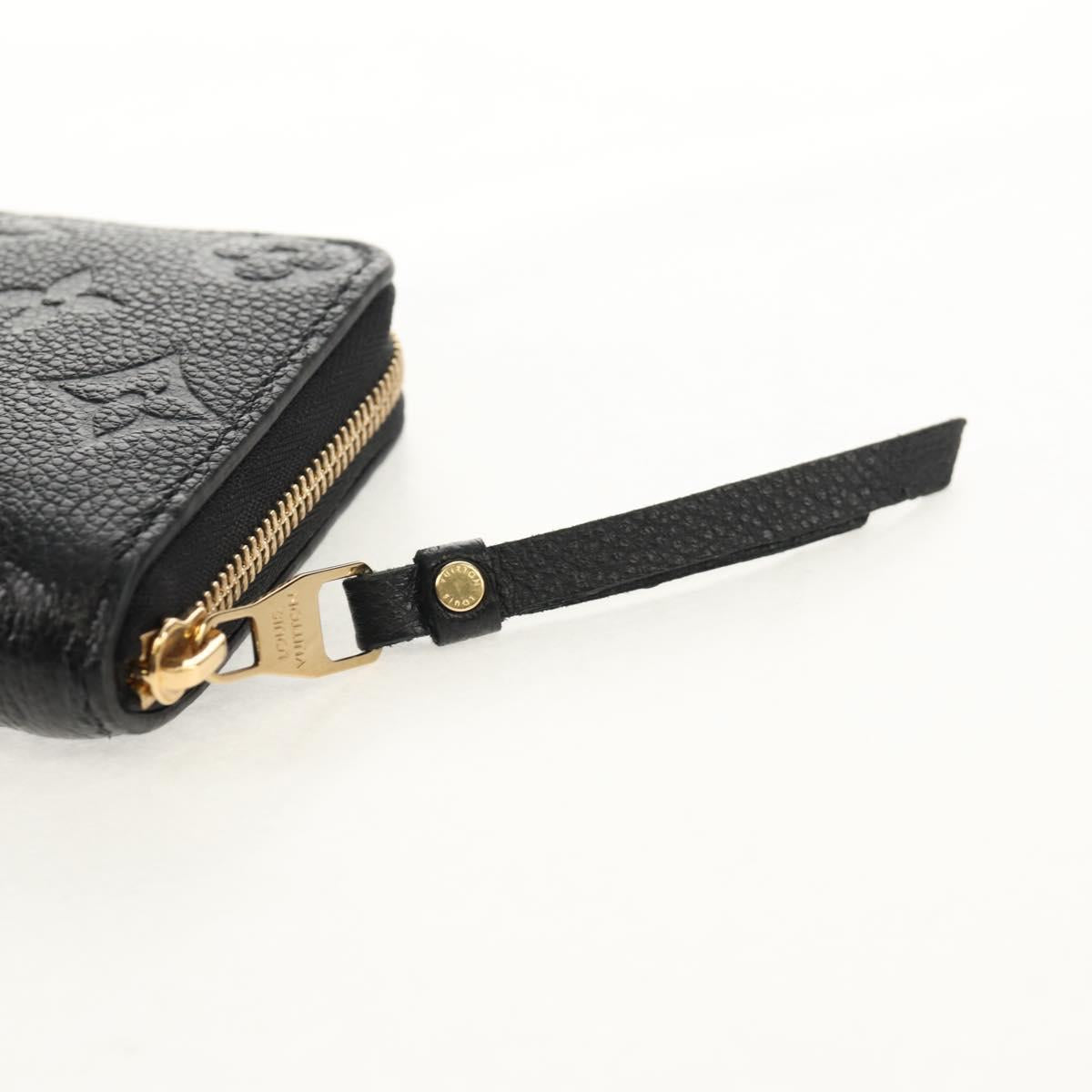 LOUIS VUITTON Empreinte Zippy Coin Purse Coin Purse Black M60574 Auth 153626SAM
