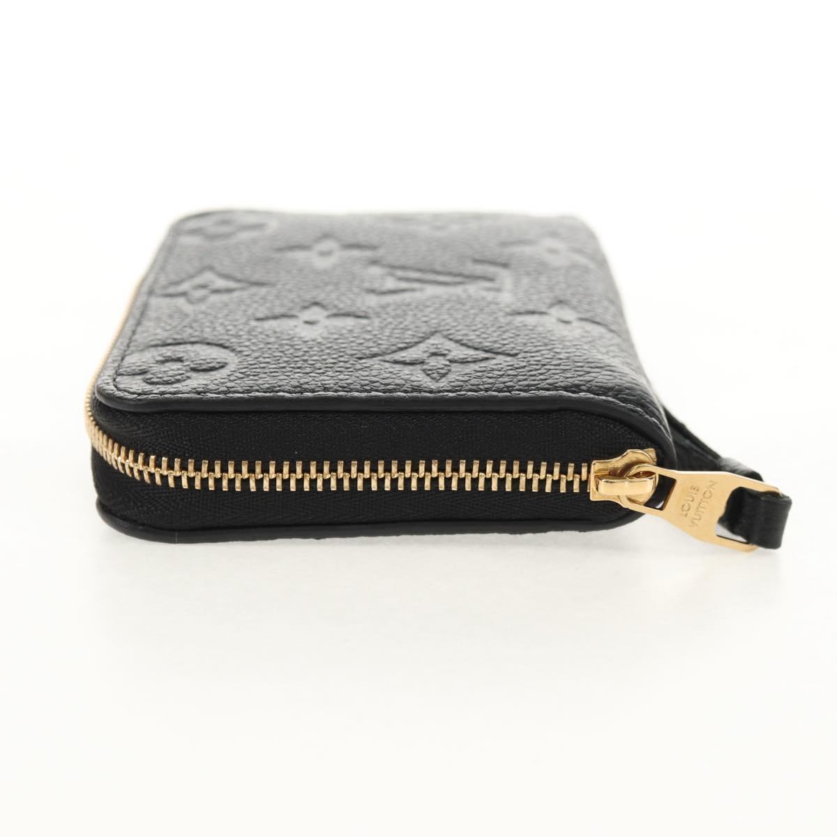 LOUIS VUITTON Empreinte Zippy Coin Purse Coin Purse Black M60574 Auth 153626SAM