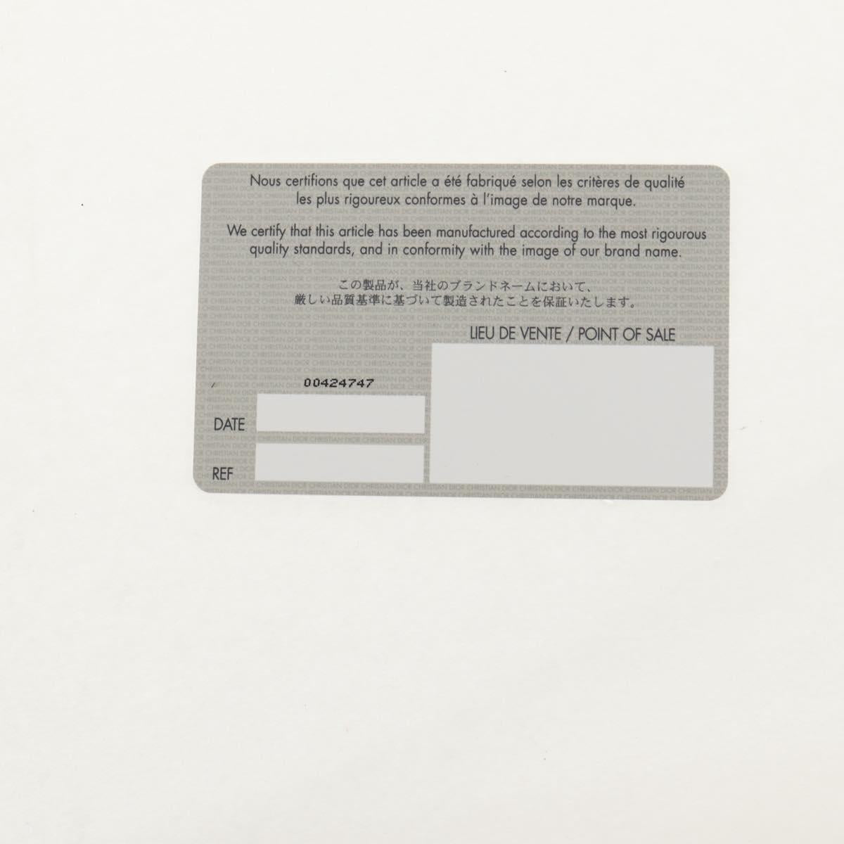 Christian Dior Saddle Shoulder Bag Canvas Pink Silver Auth 153630SAV