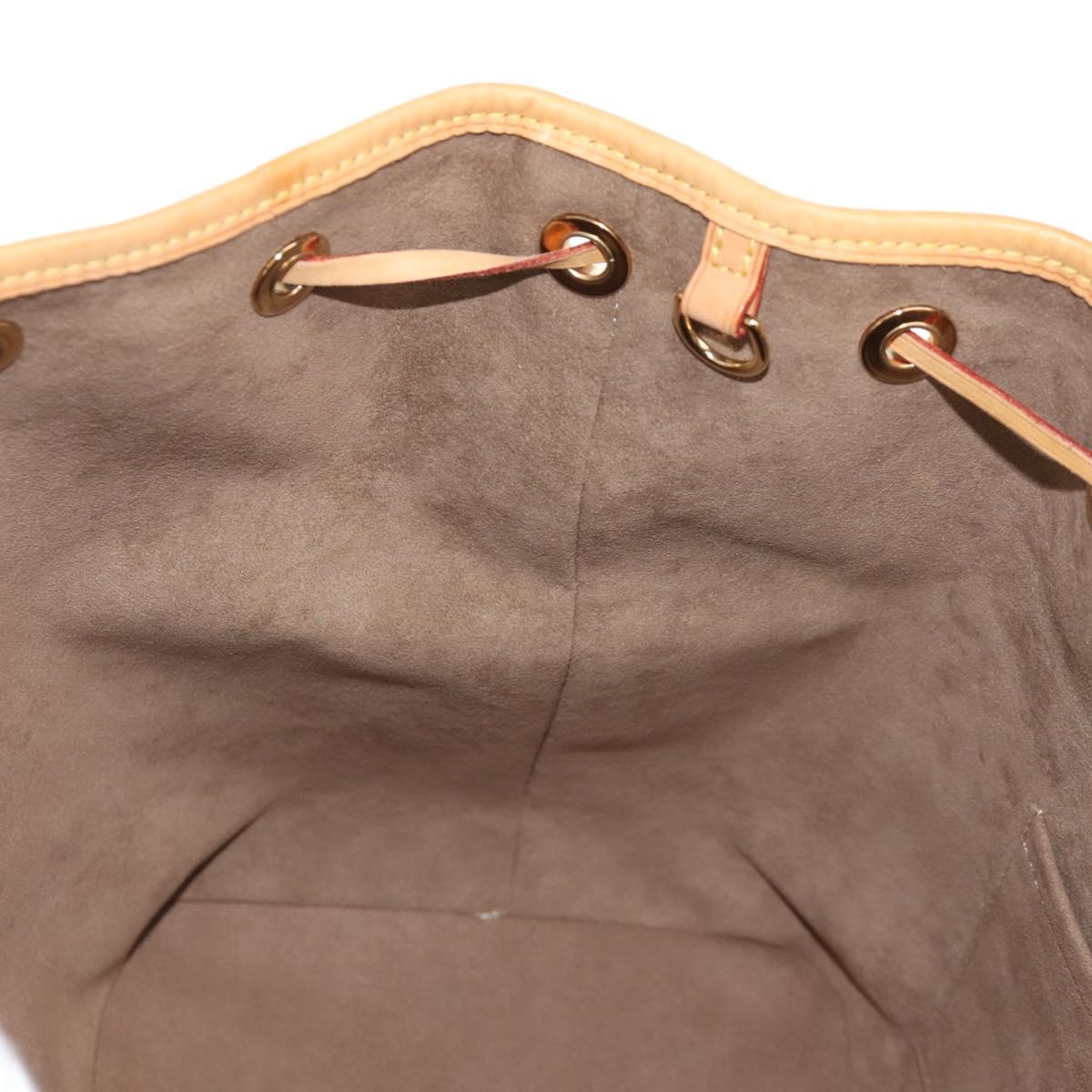 LOUIS VUITTON Monogram Multicolor Petit Noe Bag Black M42230 Auth 153632SM