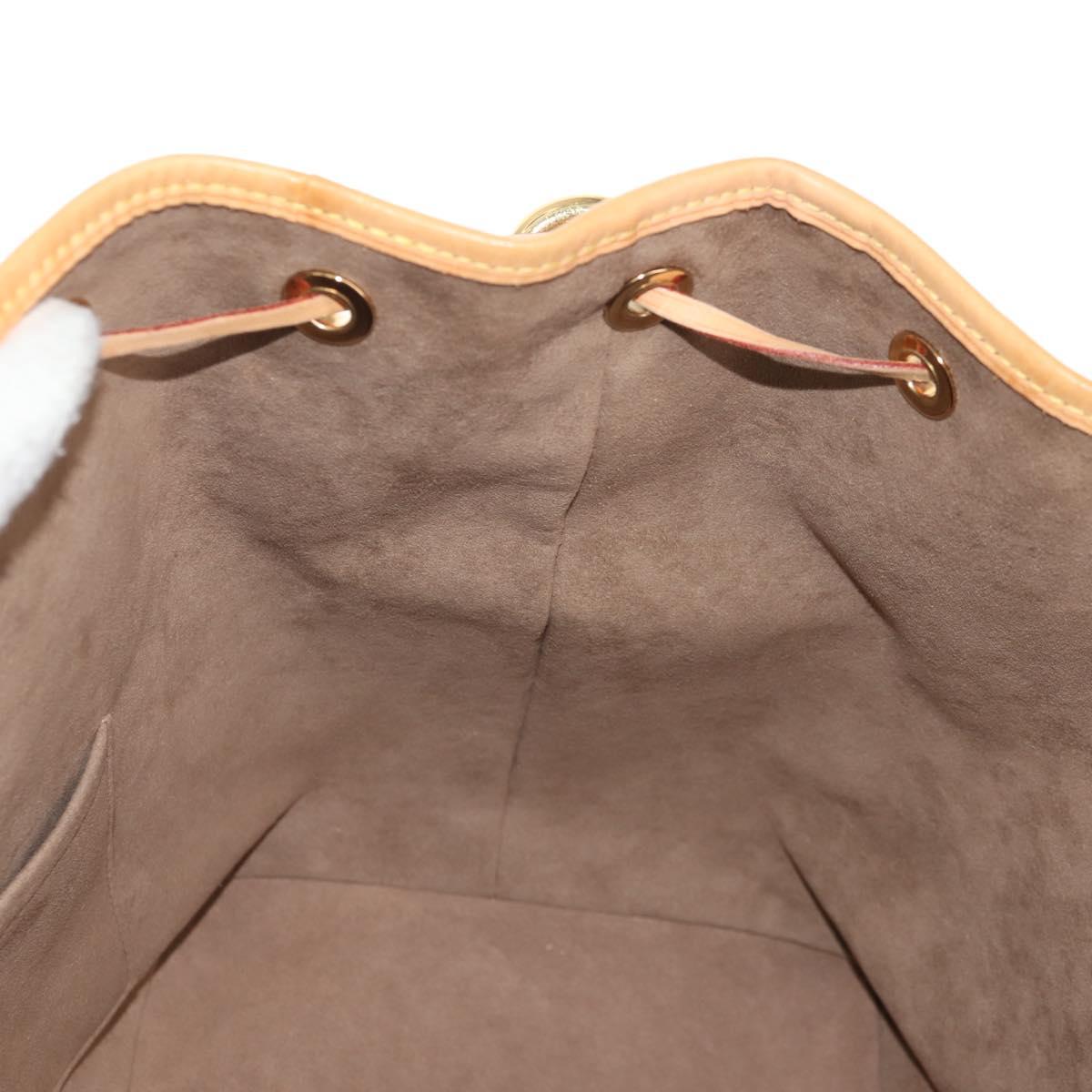 LOUIS VUITTON Monogram Multicolor Petit Noe Bag Black M42230 Auth 153632SM