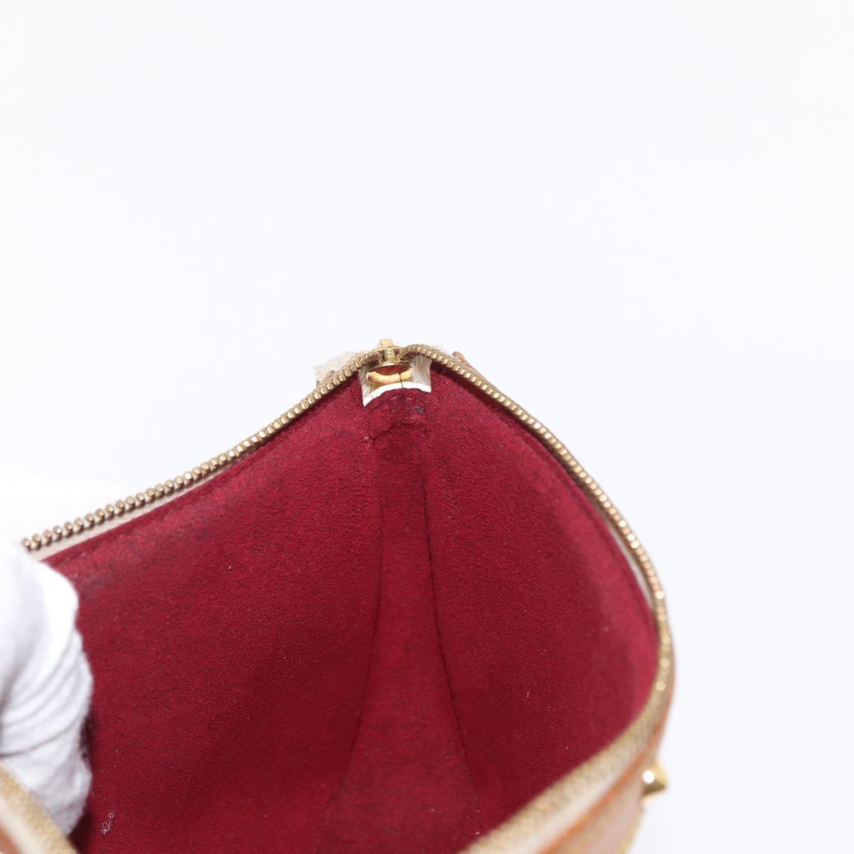 LOUIS VUITTON Multicolor Pochette Accessoires Pouch White M92649 LV Auth 153635A