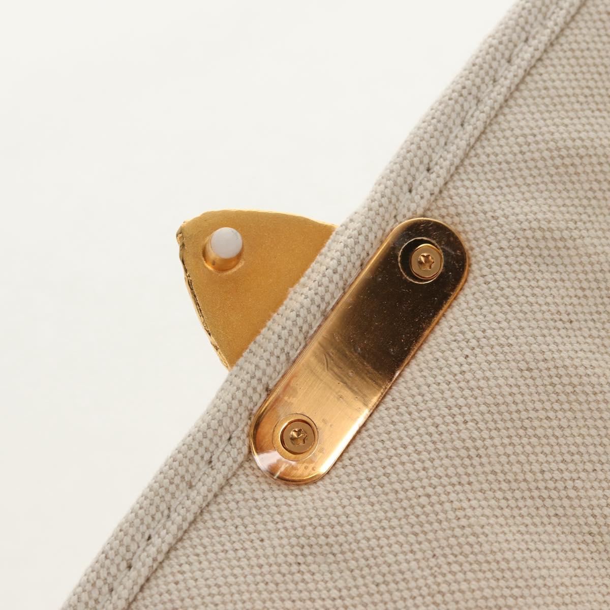 LOUIS VUITTON Tinkerbell Polka Dots Panama Bag Canvas White M95407 Auth 153639SM