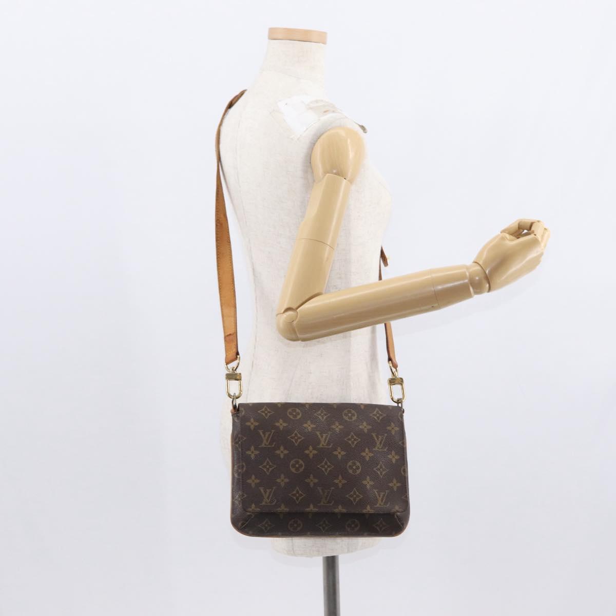 LOUIS VUITTON Monogram Musette Tango Long Strap Bag M51388 LV Auth 153651