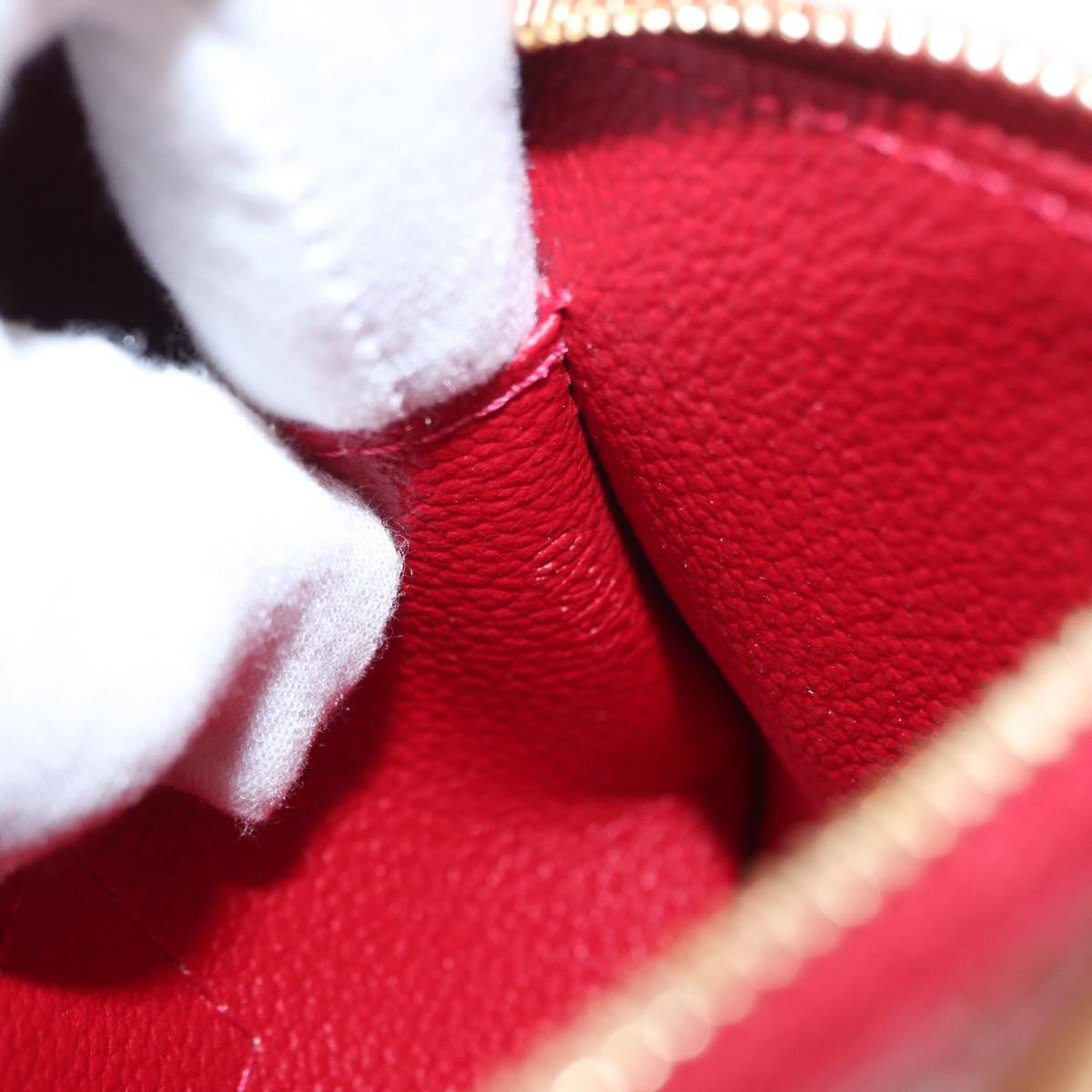 LOUIS VUITTON Monogram Vernis Pochette Pouch Rose Indian M90009 LV Auth 153657V