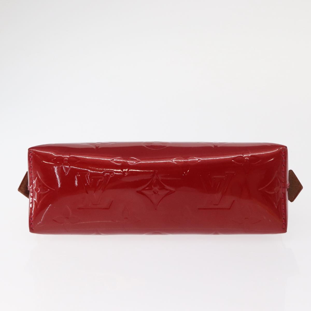LOUIS VUITTON Monogram Vernis Pochette Pouch Rose Indian M90009 LV Auth 153657V