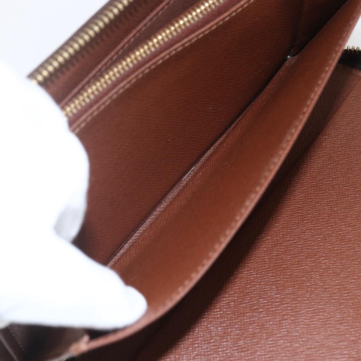 LOUIS VUITTON Monogram Zippy Organizer Long Wallet M62581 LV Auth 153665