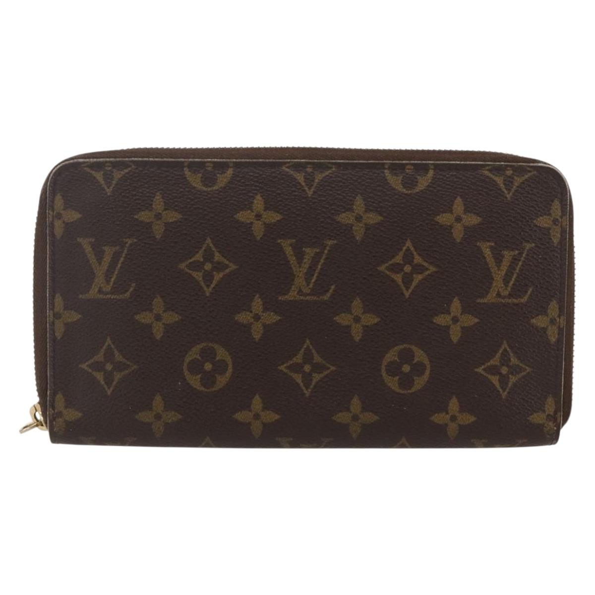 LOUIS VUITTON Monogram Zippy Organizer Long Wallet M62581 LV Auth 153665