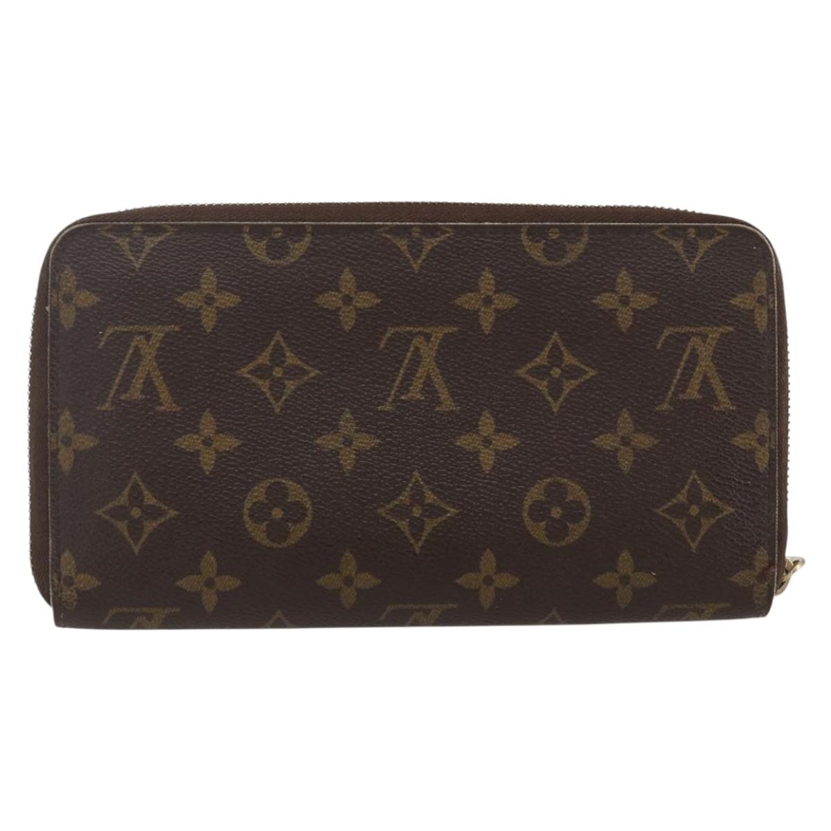 LOUIS VUITTON Monogram Zippy Organizer Long Wallet M62581 LV Auth 153665