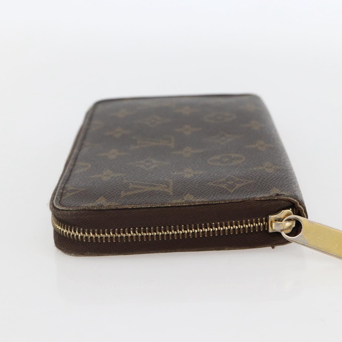 LOUIS VUITTON Monogram Zippy Organizer Long Wallet M62581 LV Auth 153665