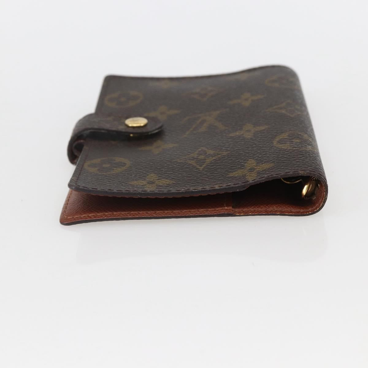 LOUIS VUITTON Monogram Agenda PM Day Planner Cover R20005 LV Auth 153666