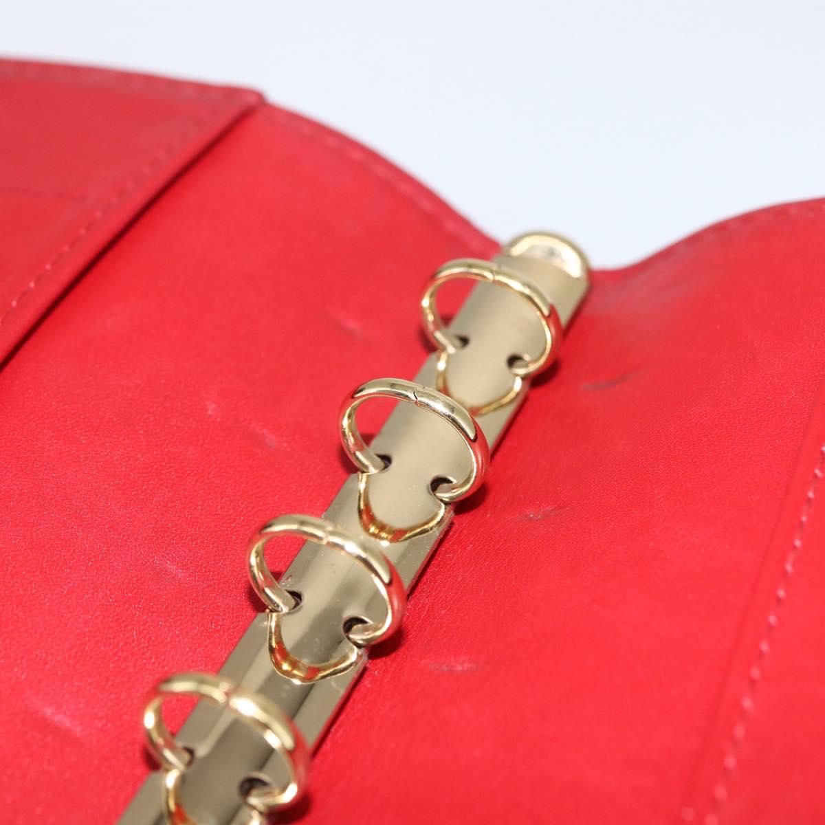 LOUIS VUITTON Monogram Vernis Agenda PM Day Planner Cover Red R21016 Auth 153667