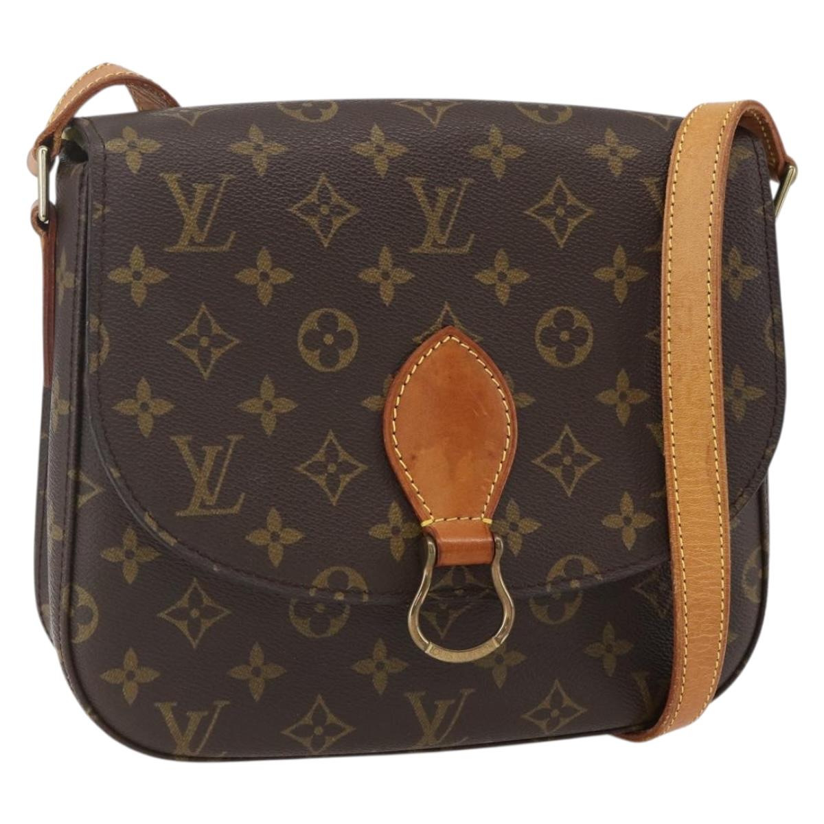 LOUIS VUITTON Monogram Saint Cloud GM Shoulder Bag M51242 LV Auth 153675