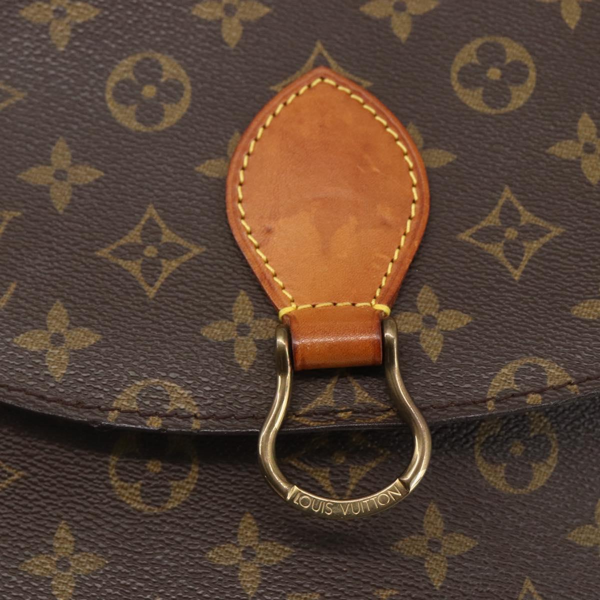 LOUIS VUITTON Monogram Saint Cloud GM Shoulder Bag M51242 LV Auth 153675