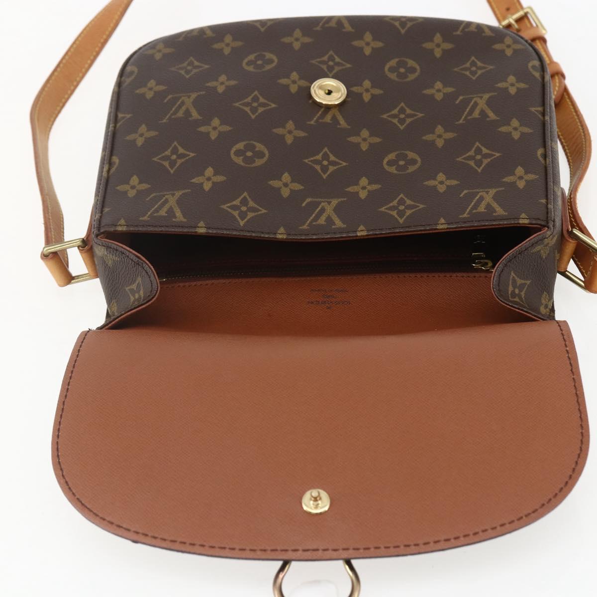 LOUIS VUITTON Monogram Saint Cloud GM Shoulder Bag M51242 LV Auth 153675