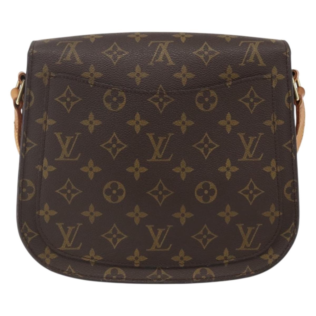 LOUIS VUITTON Monogram Saint Cloud GM Shoulder Bag M51242 LV Auth 153675