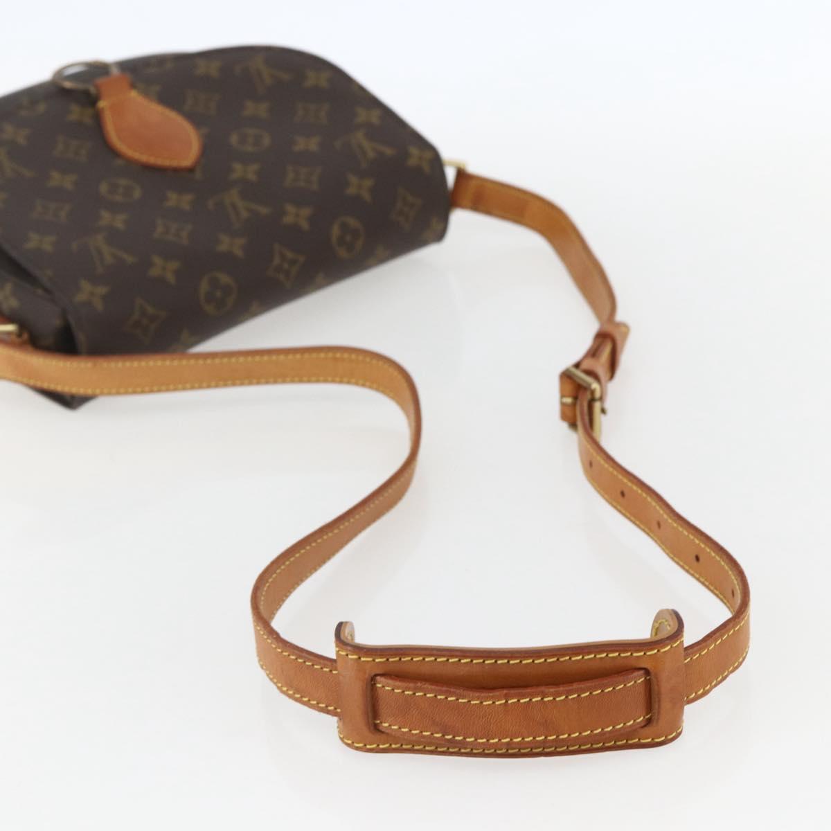 LOUIS VUITTON Monogram Saint Cloud GM Shoulder Bag M51242 LV Auth 153675