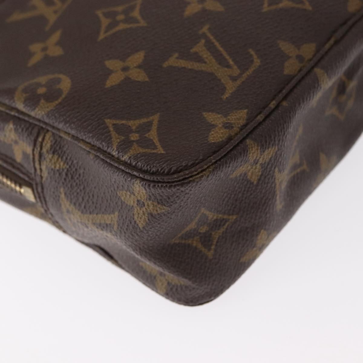 LOUIS VUITTON Monogram Trousse Toilette 28 Clutch Bag M47522 LV Auth 153677V