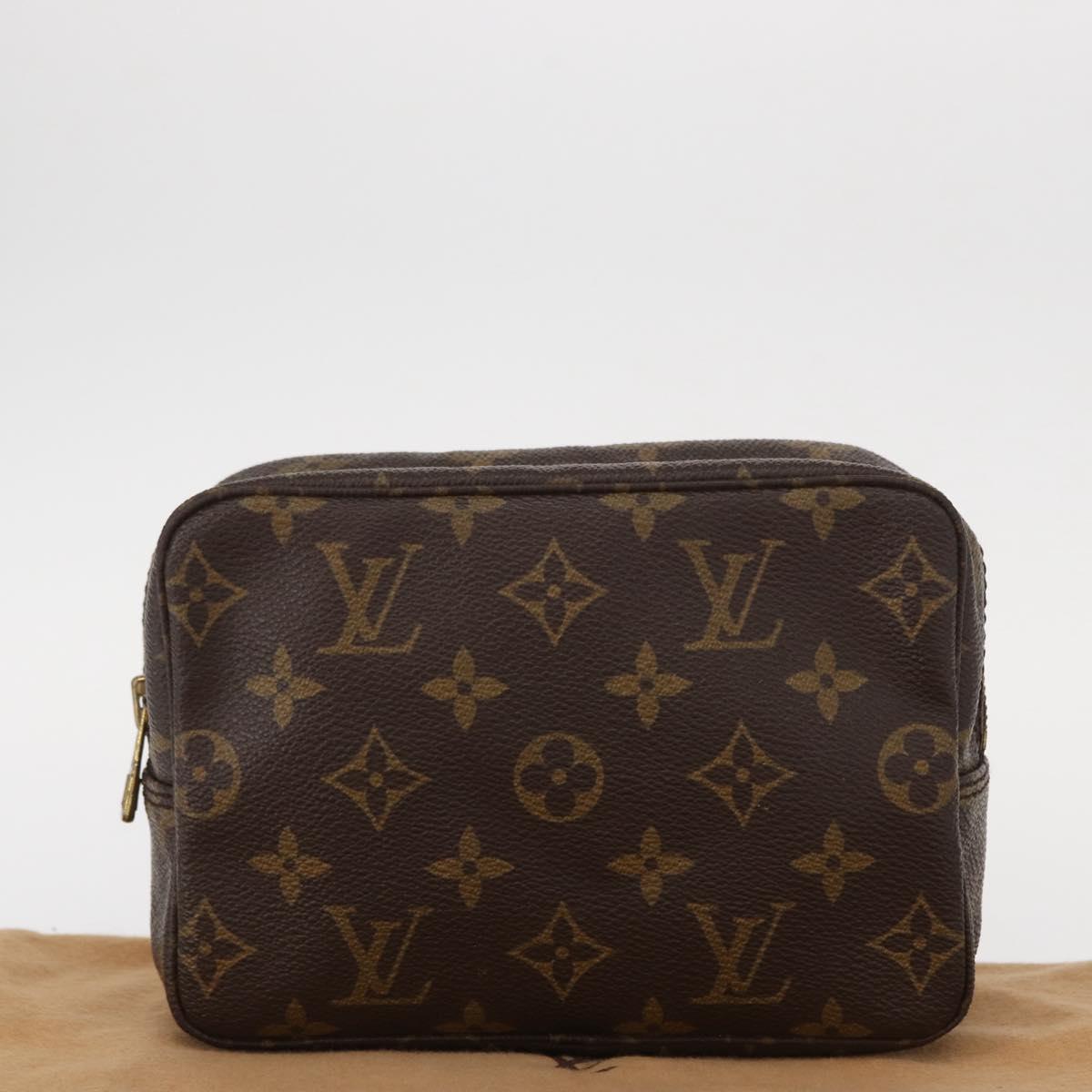 LOUIS VUITTON Monogram Trousse Toilette 28 Clutch Bag M47522 LV Auth 153677V