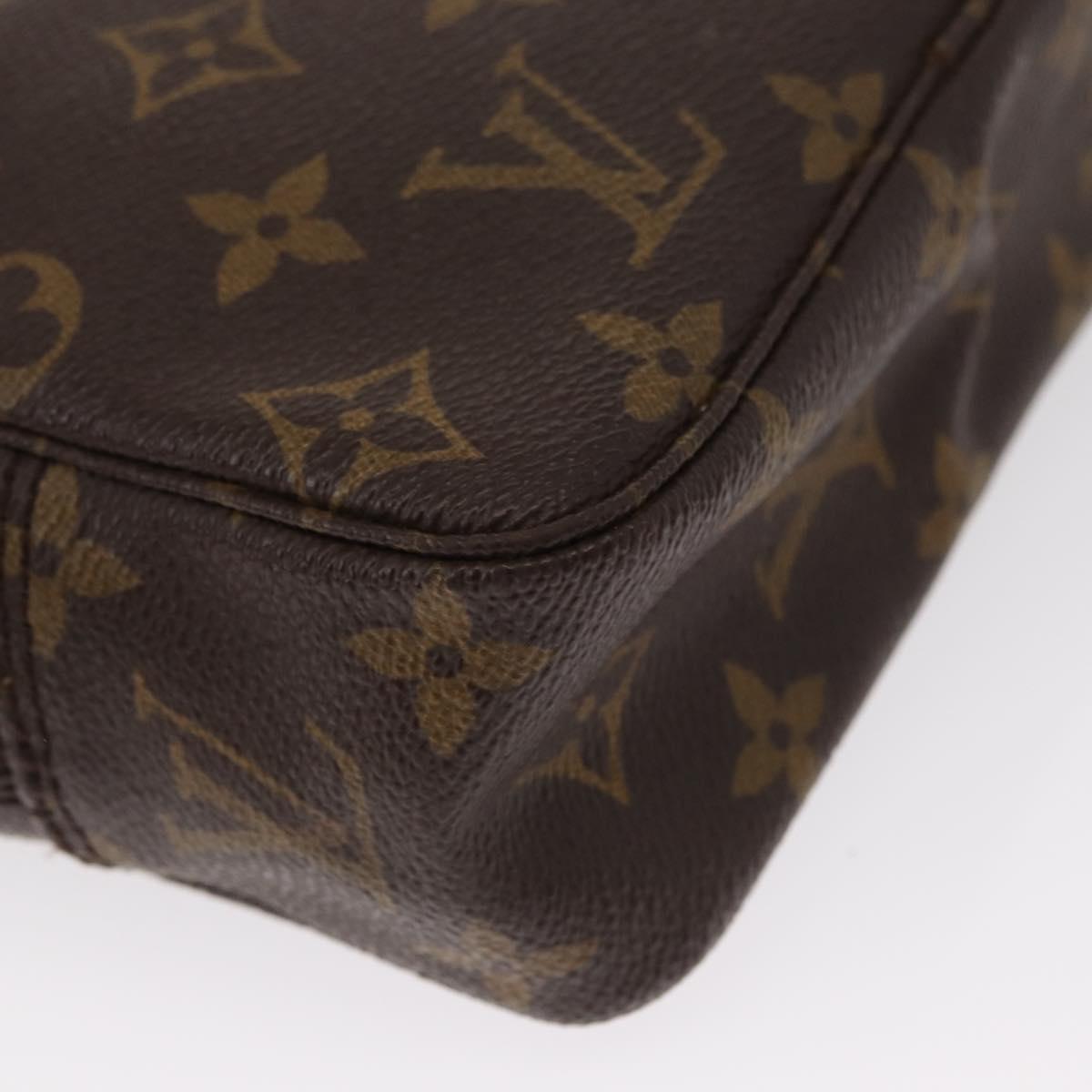 LOUIS VUITTON Monogram Trousse Toilette 28 Clutch Bag M47522 LV Auth 153677V