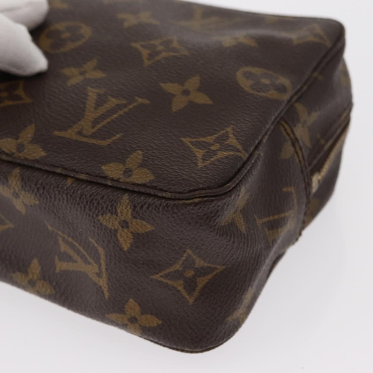 LOUIS VUITTON Monogram Trousse Toilette 28 Clutch Bag M47522 LV Auth 153677V