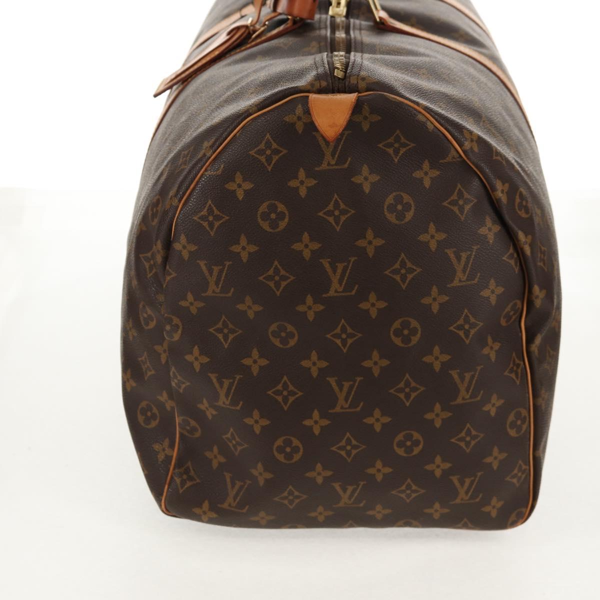LOUIS VUITTON Monogram Keepall 60 Boston Bag M41422 LV Auth 153679V