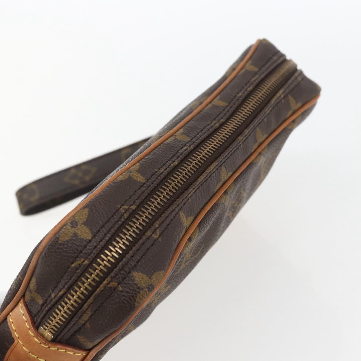 LOUIS VUITTON Monogram Marly Dragonne PM Clutch Bag M51827 LV Auth 153680V