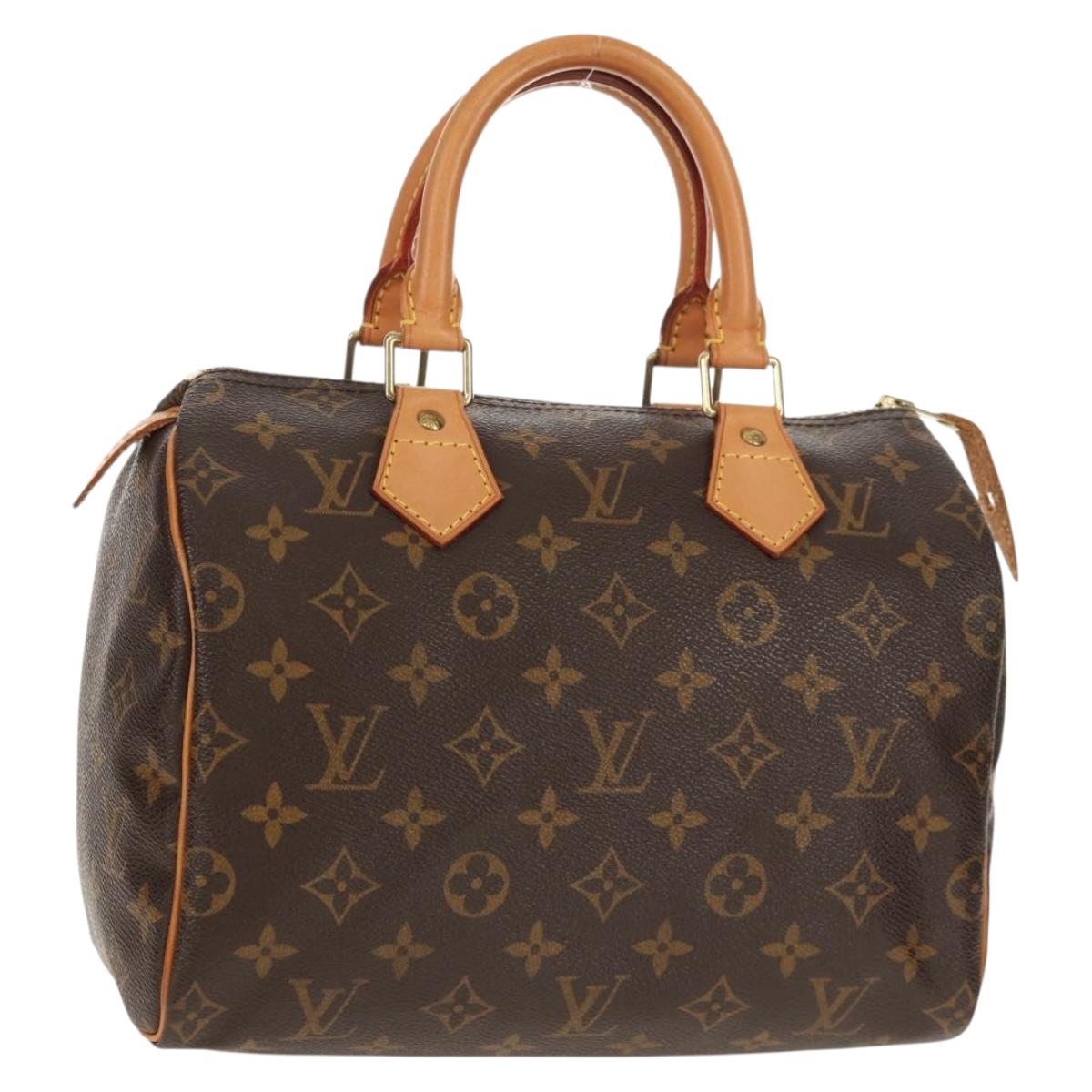 LOUIS VUITTON Monogram Speedy 25 Hand Bag M41528 LV Auth 153681V