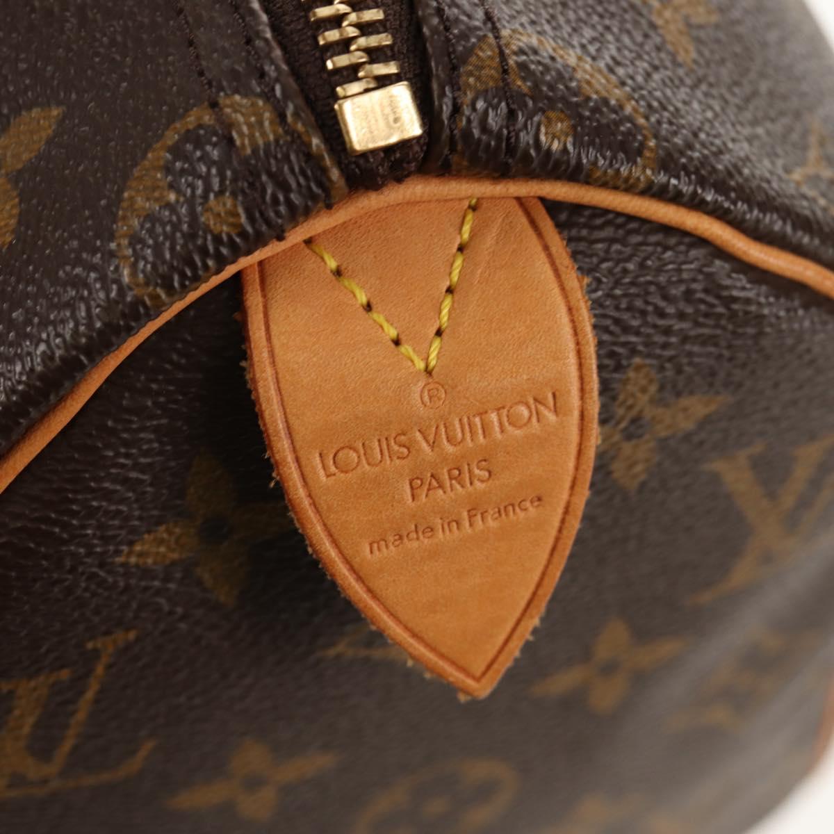 LOUIS VUITTON Monogram Speedy 25 Hand Bag M41528 LV Auth 153681V