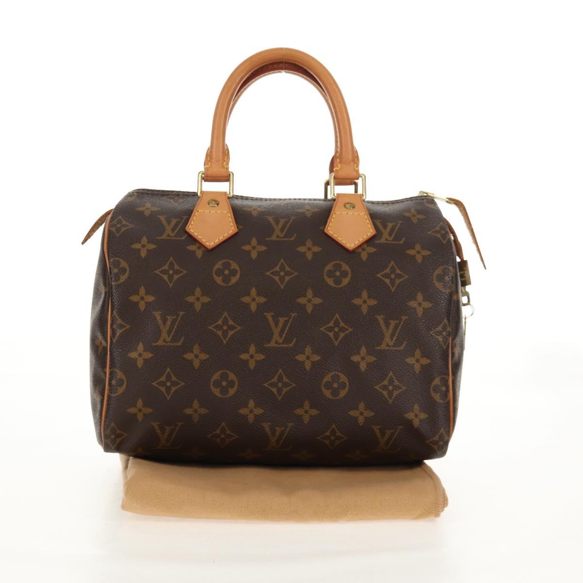 LOUIS VUITTON Monogram Speedy 25 Hand Bag M41528 LV Auth 153681V