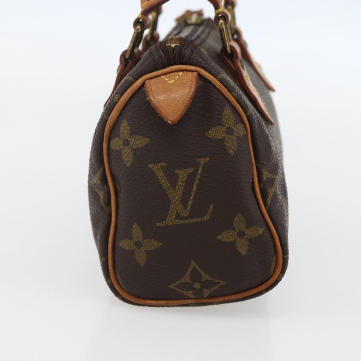 LOUIS VUITTON Monogram Mini Speedy Hand Bag M41534 LV Auth 153684V