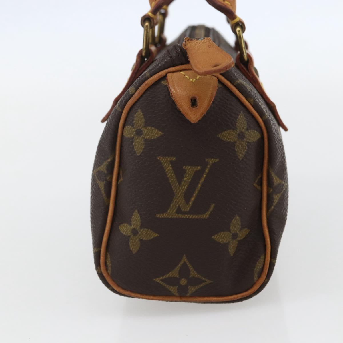 LOUIS VUITTON Monogram Mini Speedy Hand Bag M41534 LV Auth 153684V
