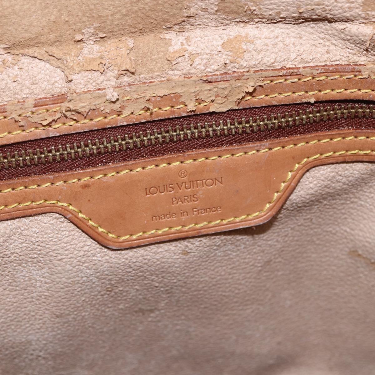 LOUIS VUITTON Monogram Bucket GM Shoulder Bag M42236 LV Auth 153687