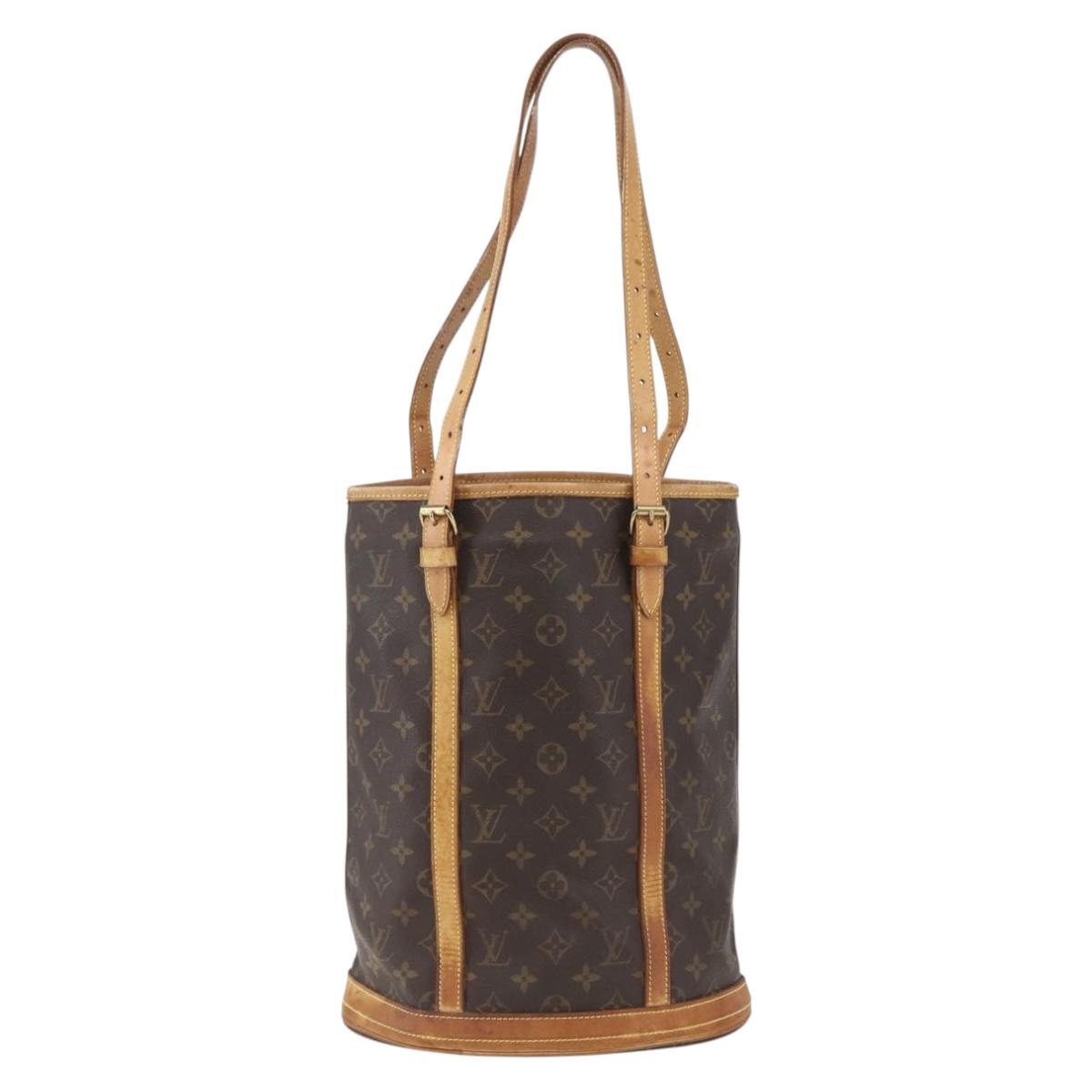 LOUIS VUITTON Monogram Bucket GM Shoulder Bag M42236 LV Auth 153687